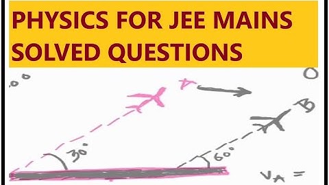 KINEMATICS IN 2D|| Concept of Physics || Problem solving class for JEE MAINS || Motion in 2D