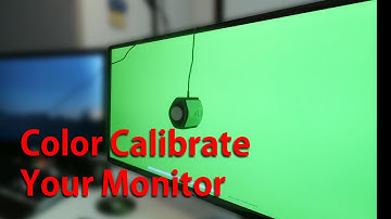 monitor color calibrate with the xrite display i1 pro