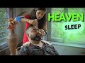 Head massage with nature greenery  cosmic indian head massage makes u will feel heaven 