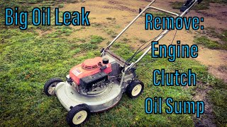 HR214 Mower Leaks Oil  Fix