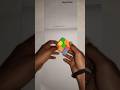 3 by 3 rubik's cube solve magic trick..😈#short #viral #shortvideo