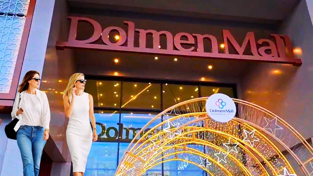 Торговый центр Dolmen Mall в Лахоре | Современный и роскошный торговый центр | Прогулка по Dolmen...