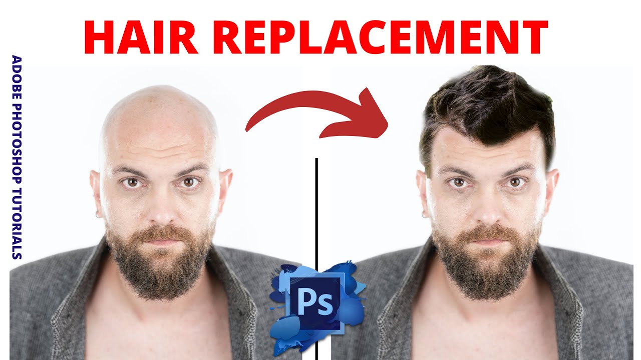 REPLACE HAIR ADOBE TUTORIALS YouTube