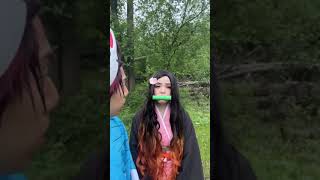 Tanjiro Teaching Water Breathing But To Nezuko