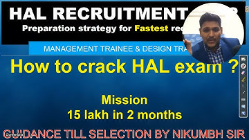 HOW TO CRACK HAL MT & DT EXAM 2022 | FREE TEST ANNOUNCEMENT WITH MASTER PLAN