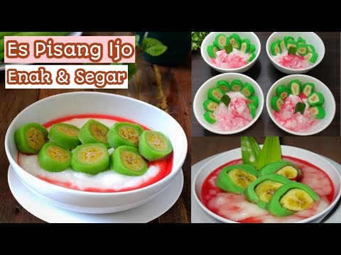 Es Pisang Ijo Bubur Sumsum