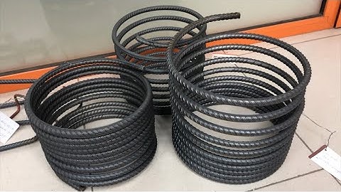 16mm rebar Sprial reinforcement single bending for Spiral Columns🌀watch full sprial making👨🏼‍💻