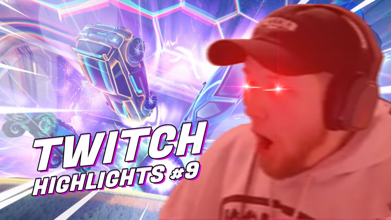 Twitch Highlights #9 Rocket League Pro's? Yeah no