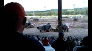 Carroll County Demo Derby 2010 Combines 1