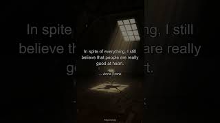 Why This 15-Year-Olds Words Still Haunt Us Today. #AnneFrank #Hope