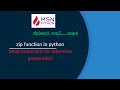 python zip function