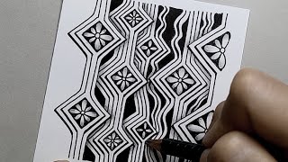 Drawing Zentangle – NIK