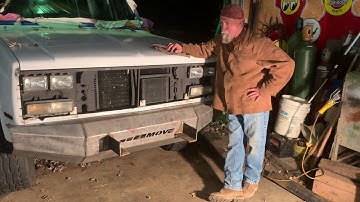 Building  the Ultimate Bugout Vehicle Part 4 - Move Bumpers Fabrication