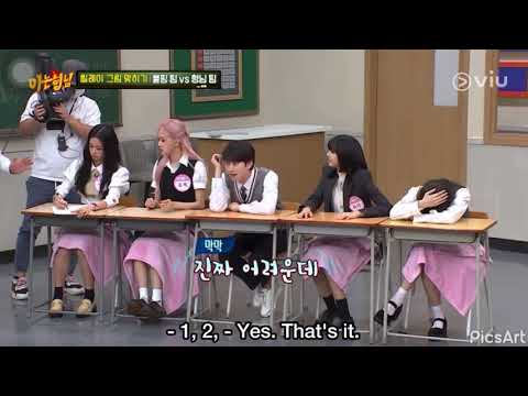 Jennie and the BLACKPINK being awesome in Knowing Bros guessing game round!