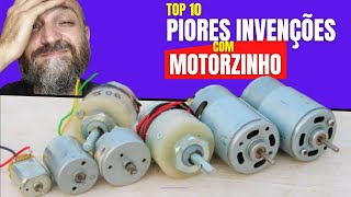 TOP 10 PIORES INVENÇÕES com MOTORZINHO (compilação) (invenções simples e legais)