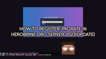 HOW TO REGISTER/LOGIN IN HEROBRINE.ORG 2023(UPDATE)