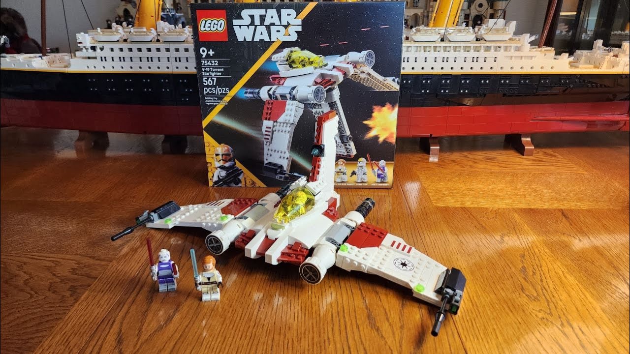 Lego Star Wars V 19 Torrent Starfighter Set 75432 Build and Review