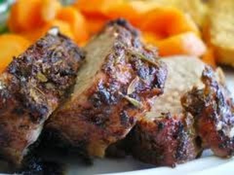 Pork tenderloin with roasted Garlic - Healthy Recipes - Quick Recipes - How To QUICKRECIPES