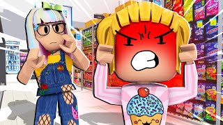 Roblox Brookhaven | BAD ENDING  | My Toddler Has A Temper Tantrum In The Store | Embarrassing