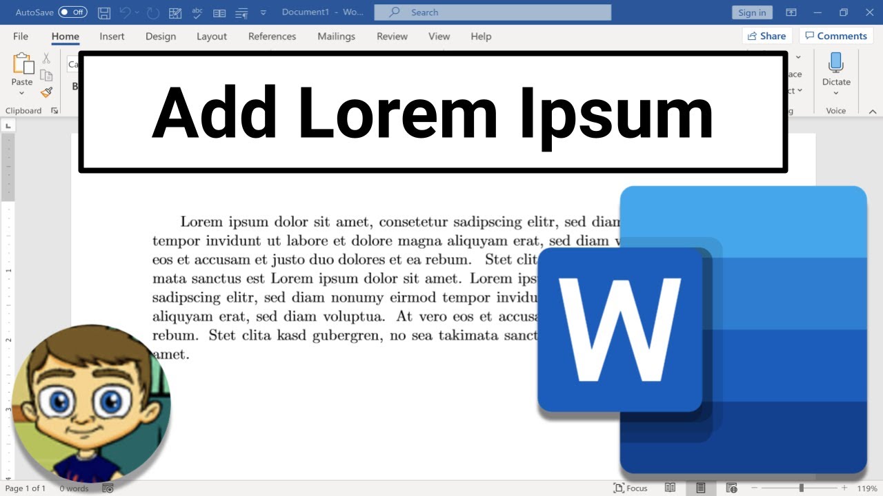 Ms Word Trick: Quickly Add Lorem Ipsum To Your Document