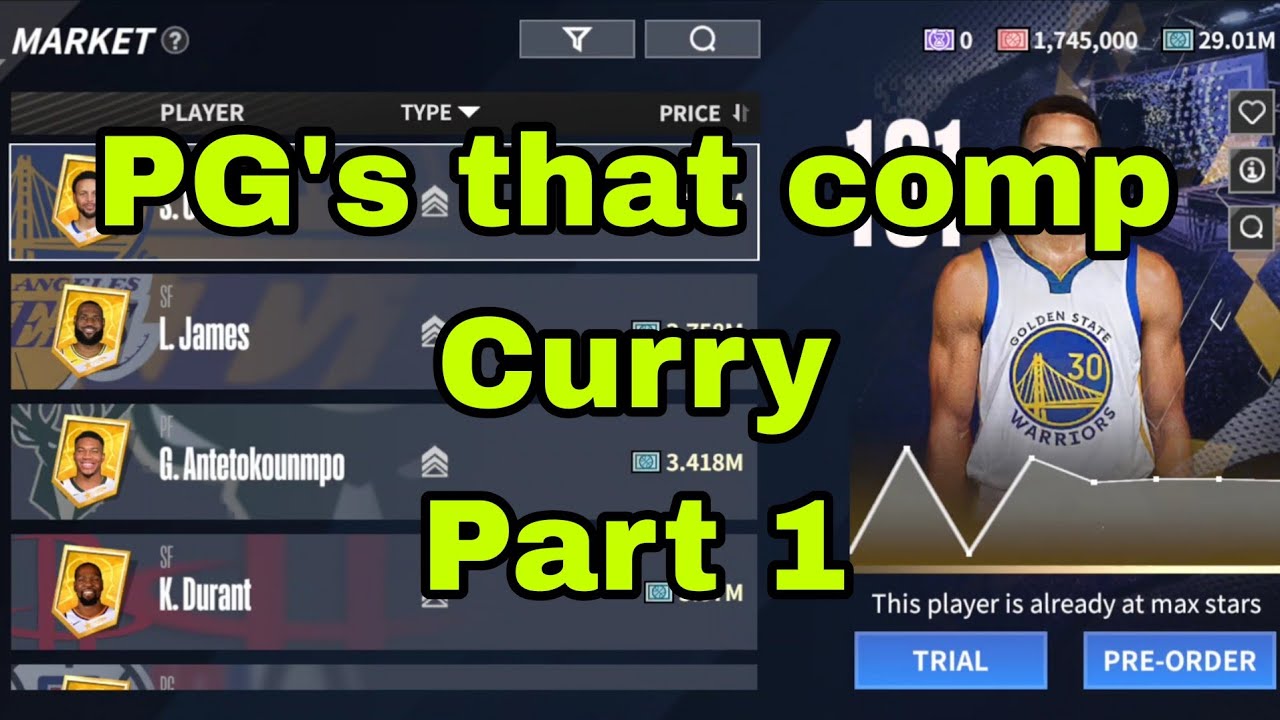 NBA Infinite Best PG's vs Curry Part 1
