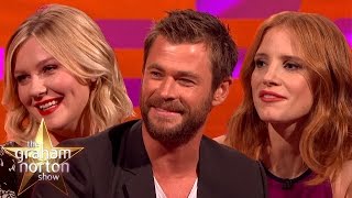 Chris Hemsworth, Jessica Chastain and Kirsten Dunst Share Animal Stories - The Graham Norton Show