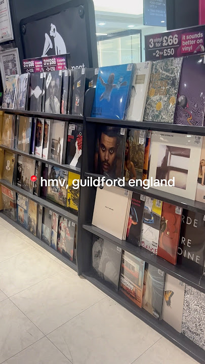 love hmv 🎶🩷 #artist #music #shopping #fyp #goviral #shorts #vinyl