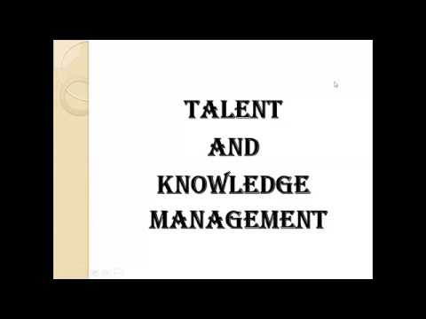 Video: Rozdíl Mezi Talent Managementem A Knowledge Managementem