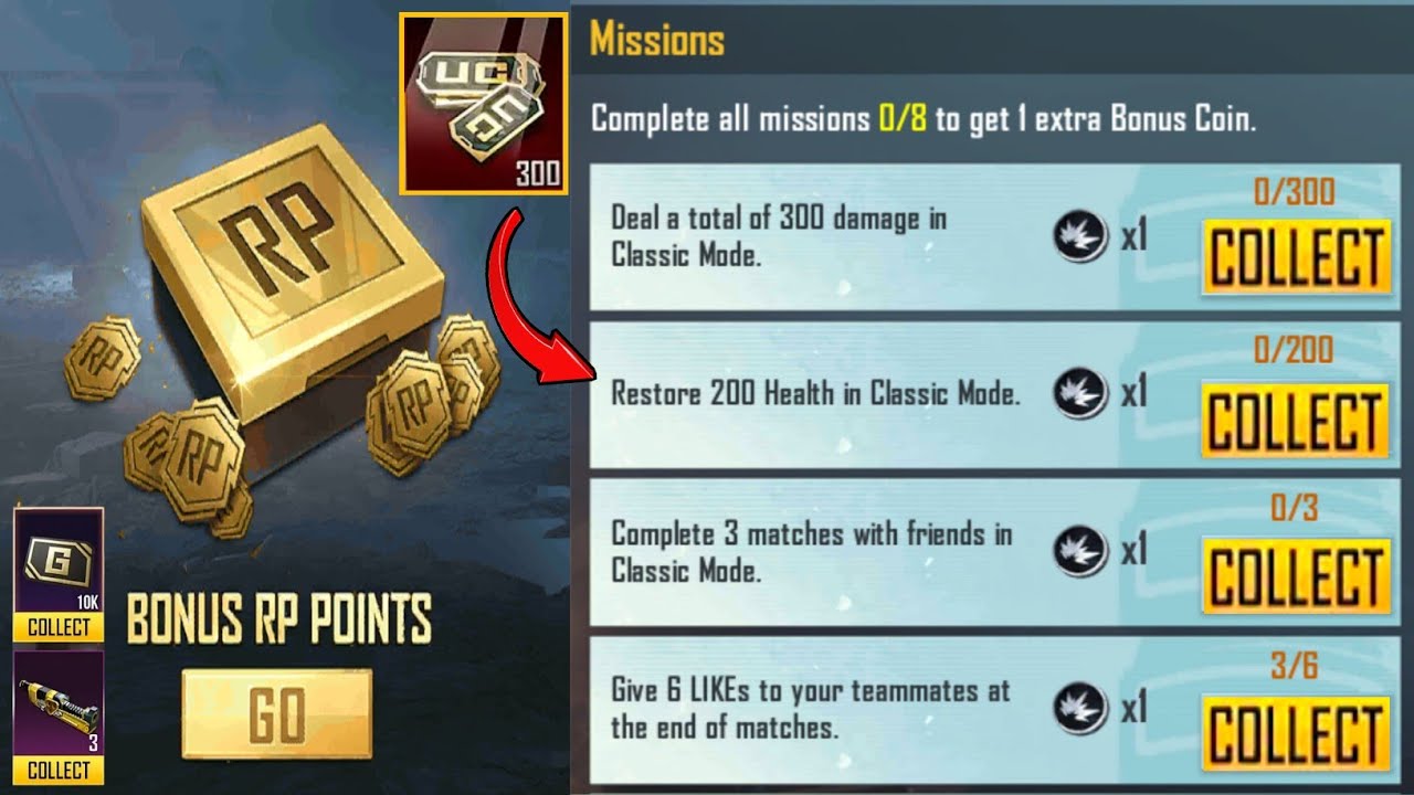 Old BONUS RP POINTS Is Back | All Misions Complete In This Video ...