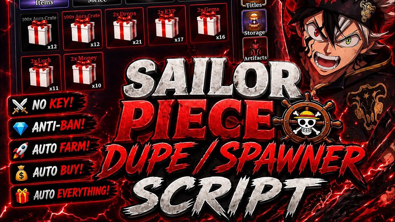 🔥 NEW Sailor Piece Dupe / Spawner Script 😱 No Key + All Executors (2026 ...