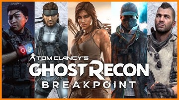 5 Character Recreation Outfits • Ghost Recon: Breakpoint • Guide & Breakdown (CoD, MGS & More!)