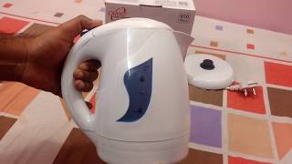 Review and Demo Of Orpat Cordless Electric Water Kettle