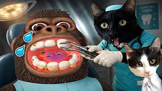 MIS GATOS SON DENTISTAS LOCOS DE ANIMALES EN TITANS CLINIC VR 😱