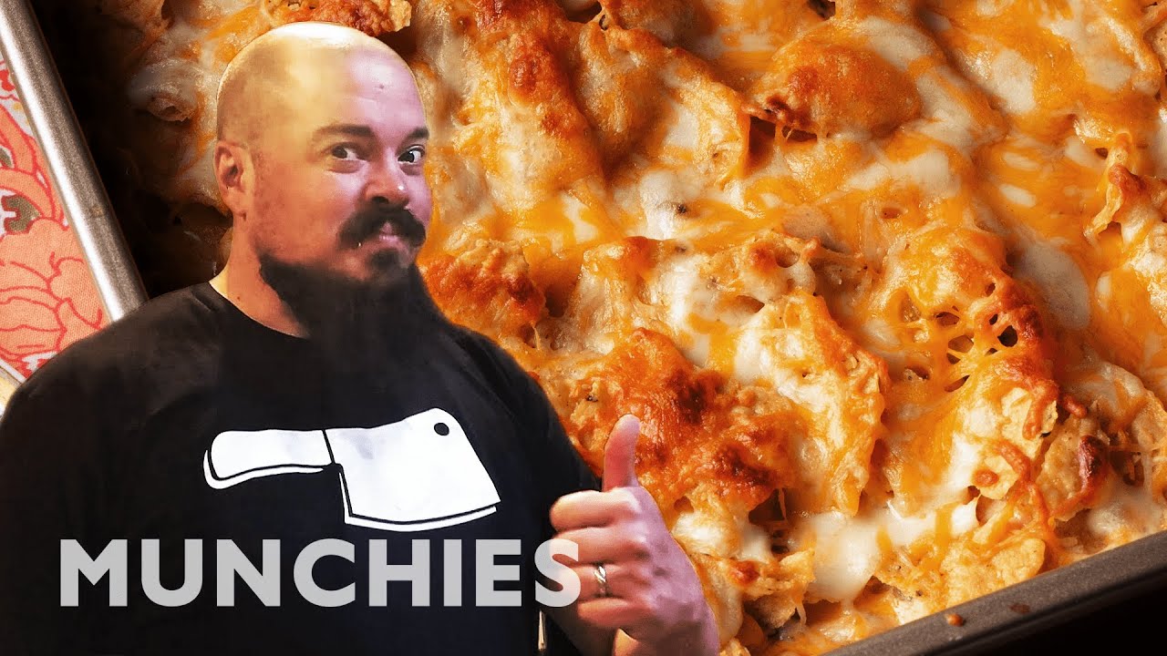 Isaac Toups - Chicken and Corn Chip Casserole | Quarantine Cooking | Munchies