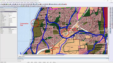 Land use planning using gCADPlus
