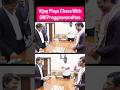 TN CM Vijay Plays Chess With GM Praggnanandhaa #vijay #thalapathy #chess #tamilnadu