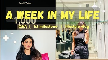 A week in my life  in Bangalore | Q&A Data Analytics | Smriti Tales