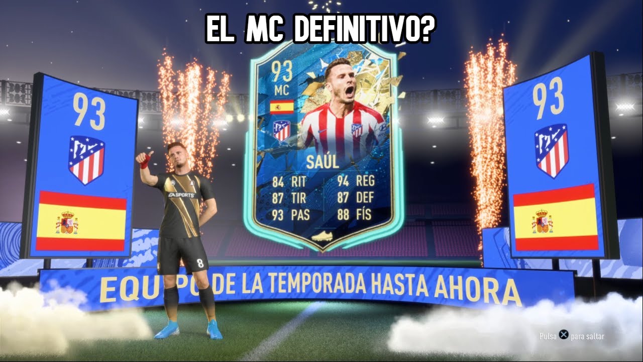 SAUL ÑIGUEZ TOTS 93 SBC REVIEW FIFA 20 / VALE LA PENA ...