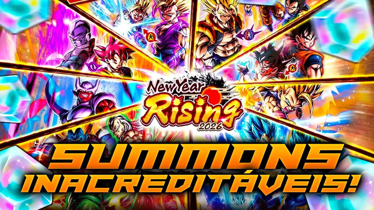 AS SUMMONS DE ANO NOVO FORAM INACREDITÁVEIS (Dragon Ball Legends)