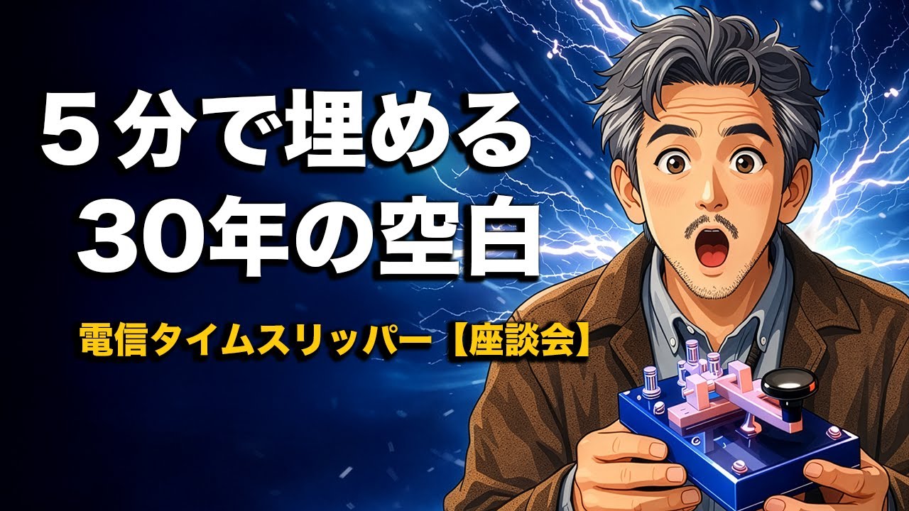 30年ぶりに無線機の電源を入れたら「異世界」だった。令和のモールス衝撃アップデート5＋1選（アマチュア無線）