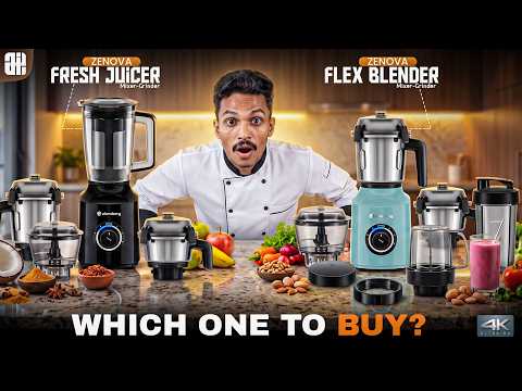 Which Mixer Grinder Should You Buy? | Atomberg Zenova Fresh Vs Flex | Complete Comparison