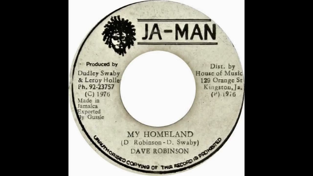 Dave Robinson - My Homeland - YouTube