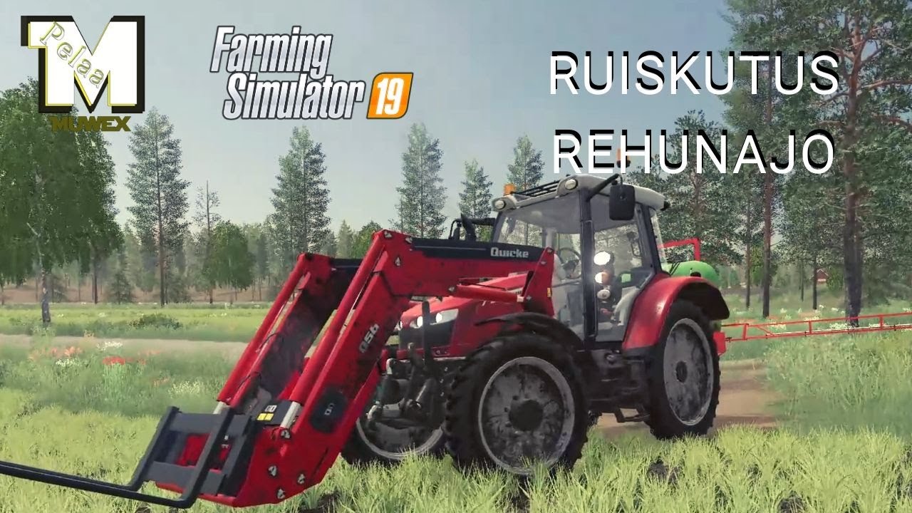 Ruiskutellahan sarkapellot ja siirretään säilörehua - FS19 Feat. Atuska