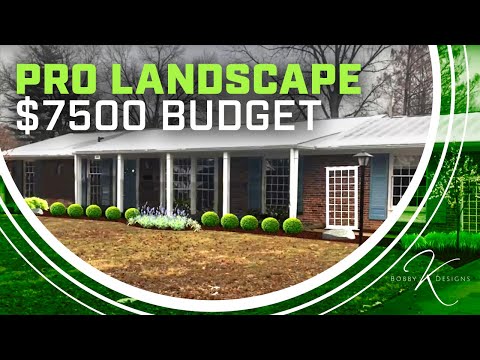 How to Landscape a Front Yard with $7,500 TOTAL BUDGET!