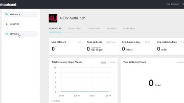 Updating Authash for SHOUTcast 2.6 and Centova Cast (Radio stream Monetization and in-stream Ads)