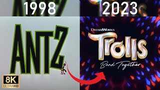 All DreamWorks Trailer Logos (1998-2023) [8k]