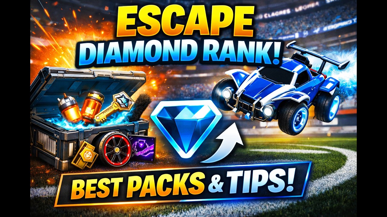 Best Training Packs And Tips to Get out of Diamond in Rocket League