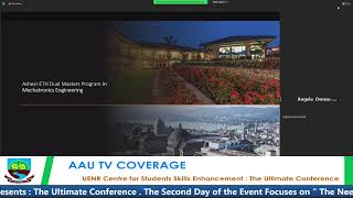 AAU TV Coverage | UENR Centre for Students Skills Enhancement : The Ultimate Conference - Day 2 screenshot 2