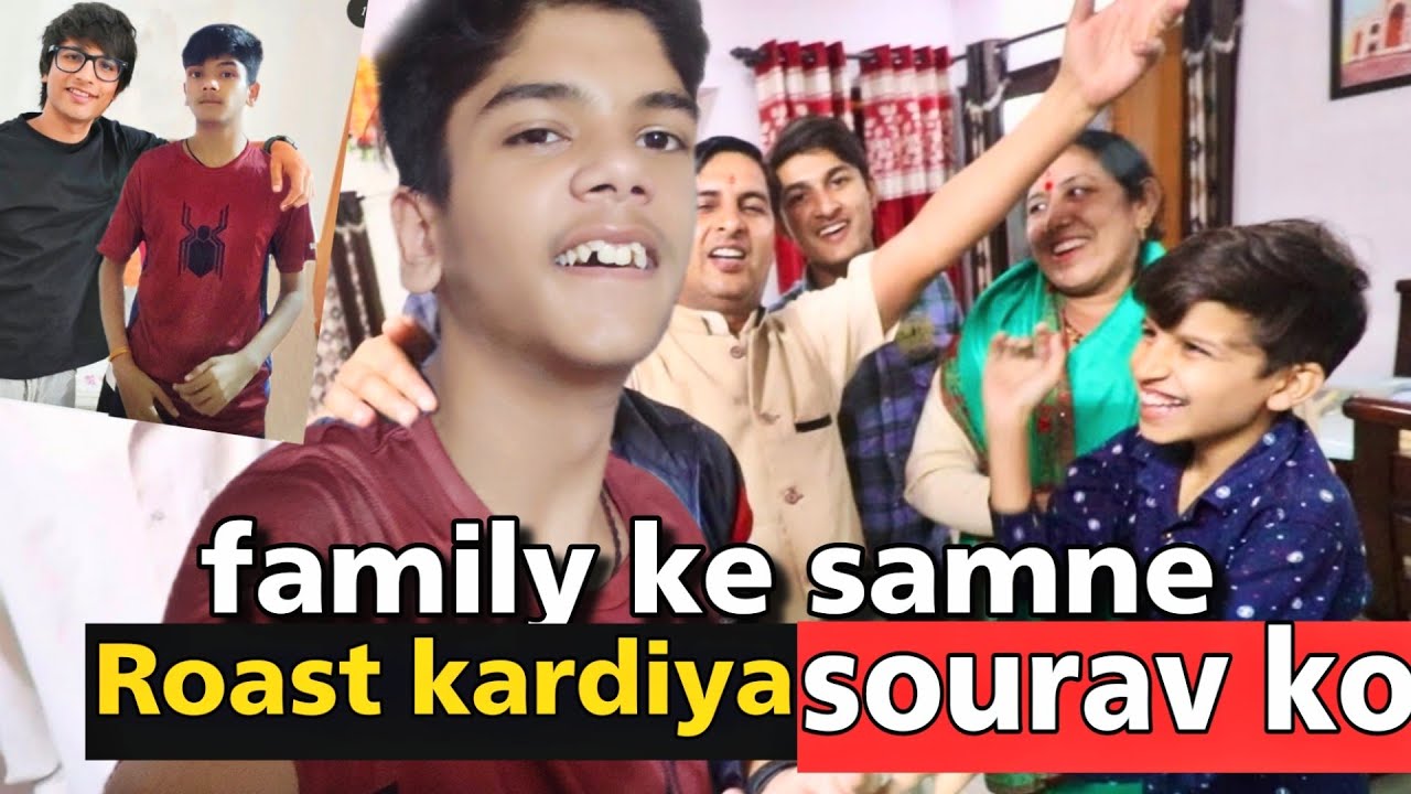 first vlog souravjoshi ke sath//sourav joshi roast/sudhakar tiwari