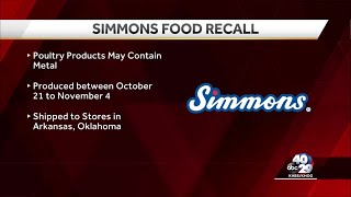 About 2 million pounds of poultry products recalled